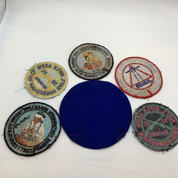 Vintage Lot of Patches 70s-80s NRA Southworth Indian Lore Mets & More Set of 6 - Picture 11 of 13